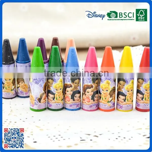 2016 new recyclable mini colorful crayon in sets for kids drawing