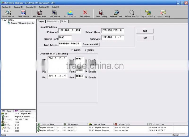 SC-1302 Magum 4-channel IPTV encoder