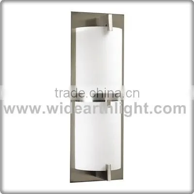 UL CUL Listed 2 Light Hotel Bathroom Sconce In A Satin Nickel Finish W40242