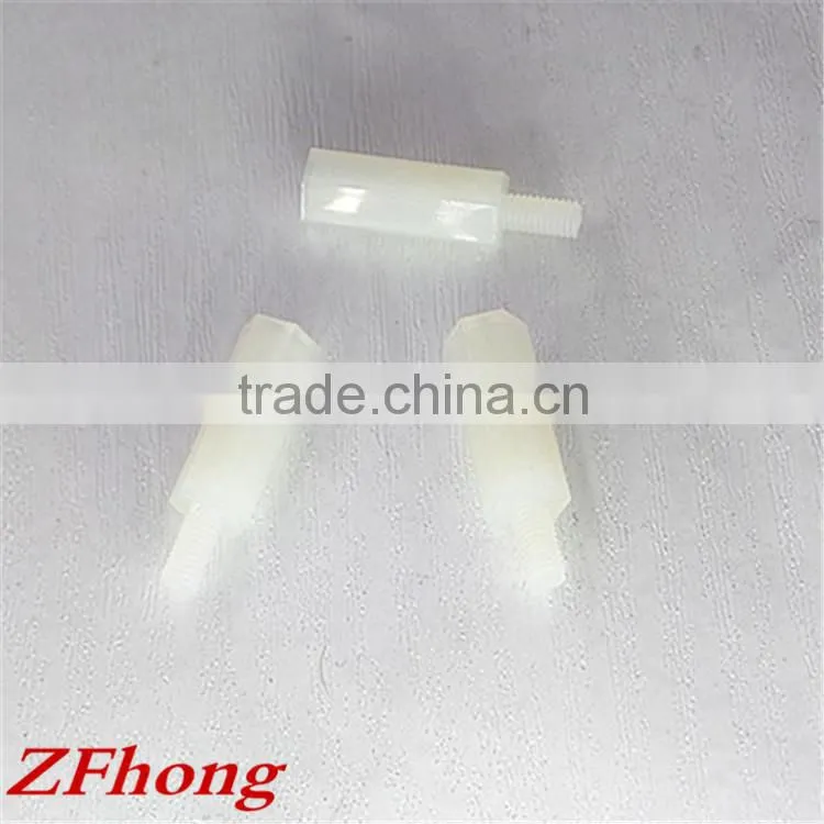 m2, m2.5, M3, m4 , m5 thread white nylon hex standoff spacer