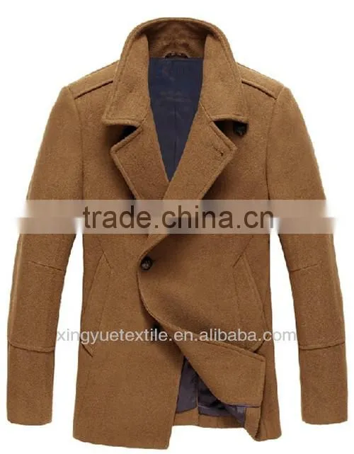 woolen mens fashion winter coat 2014