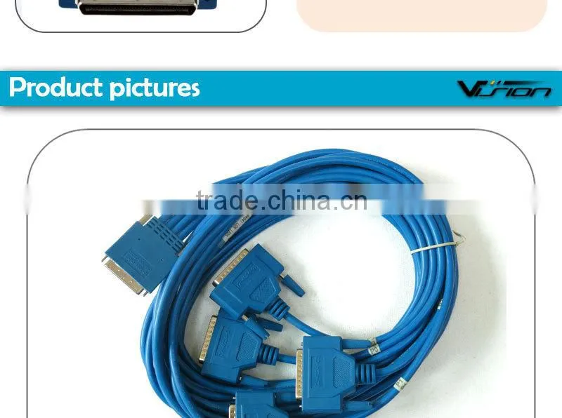 10FT CAB-HD4-232MT for Cisco High Density RS-232 Splitter Cable