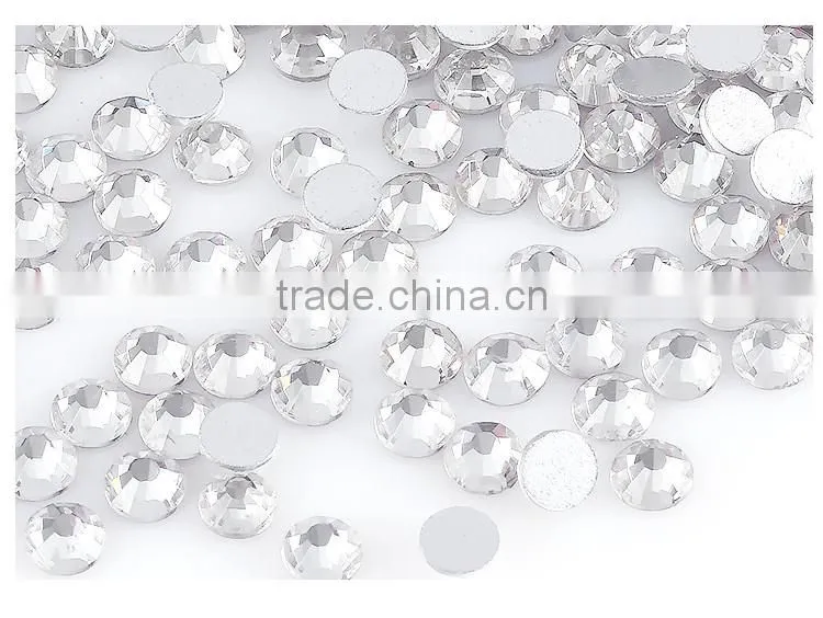 1440pcs SS3 to SS40 Clear Crystal Stone flatback Nail Art Rhinestone