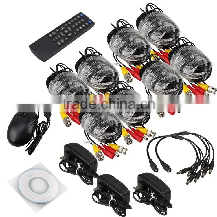 Vitevison security camera system with IR waterproof dvr camera of H.264 8ch CCTV DVR Kit