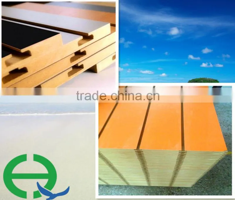 hot sale melamine slatwall/slot mdf board