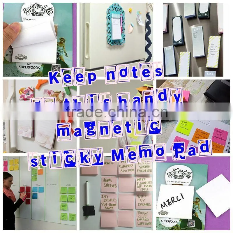 Wholesale memo pad sticky notes cheap custom creative sticky memo pad