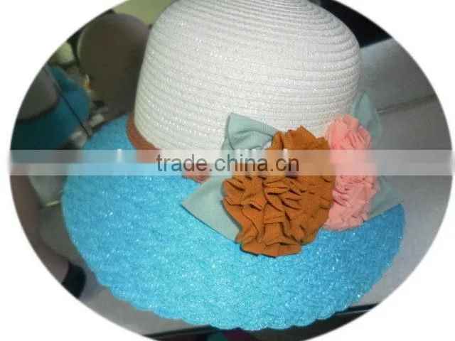 New product environmental ladies straw cloche hats