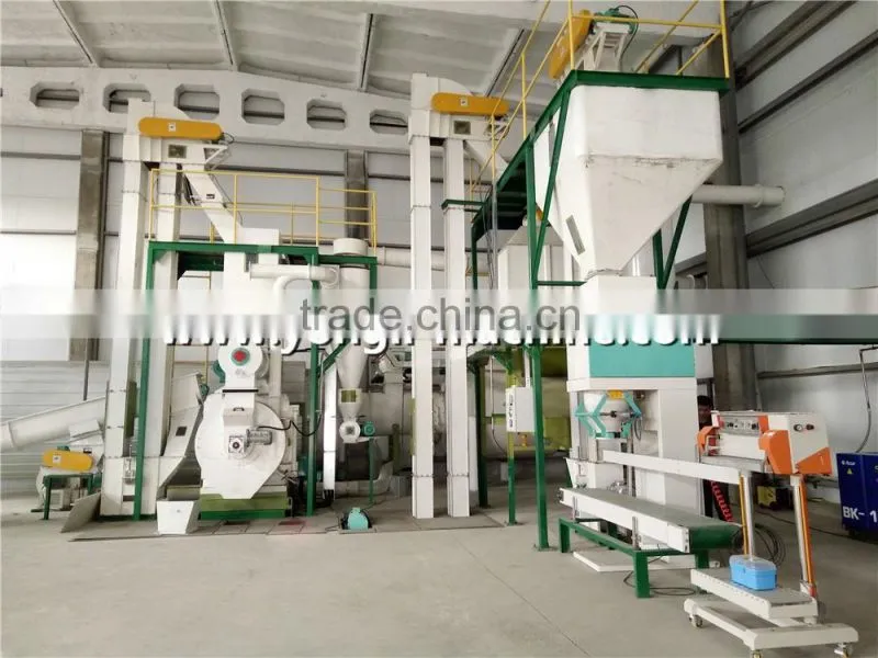 Wood pellet plant machine in energy saving equipment