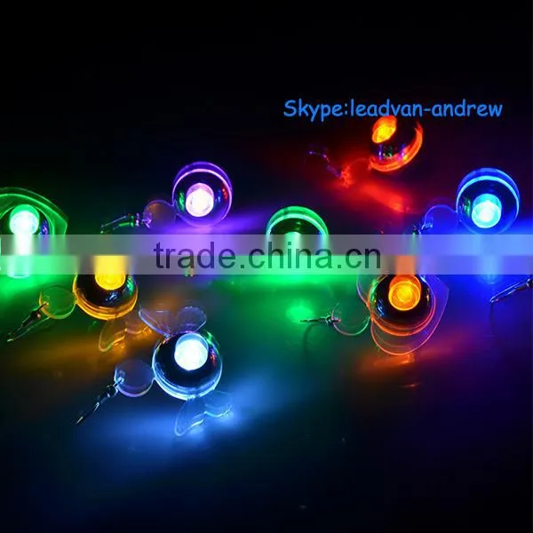 Party Favour Decoration Colorful Charming Heart LED Stud Earrings