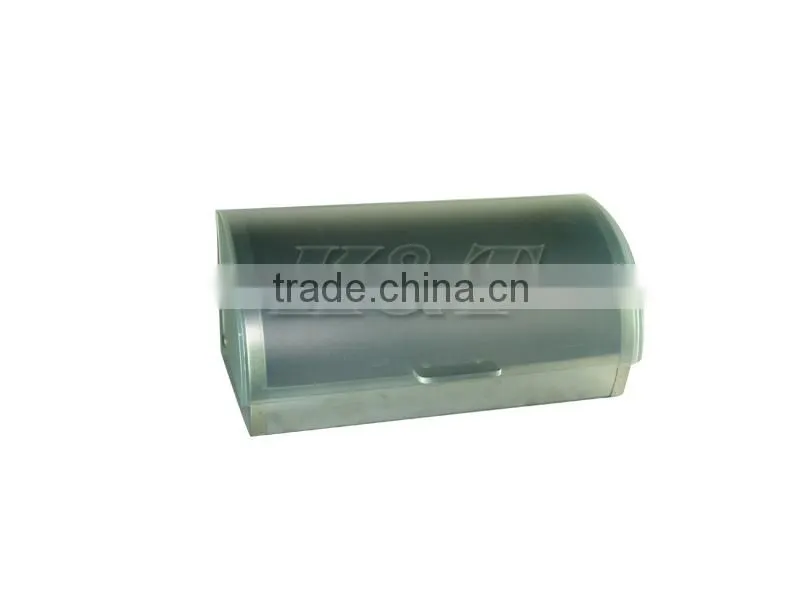 Elegant shape Stainless steel storage box for bread with glass door