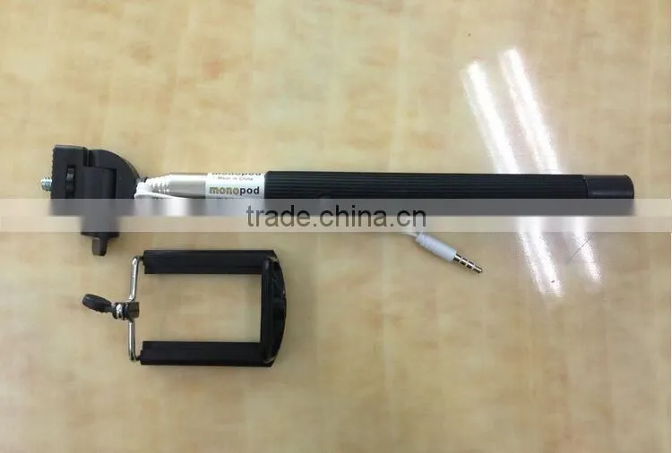 2015 Hot Selling Small Size Wired Selfie Stick