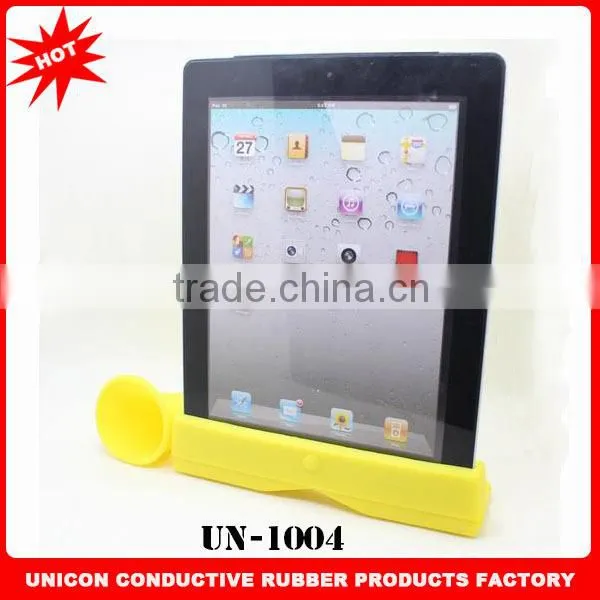 2014 Hot products silicone horn speakers for ipad