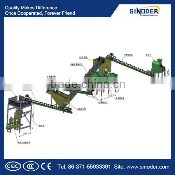 Bulk blending fertilizer equipment/ Organic fertilizer granulator machine for agricultural production