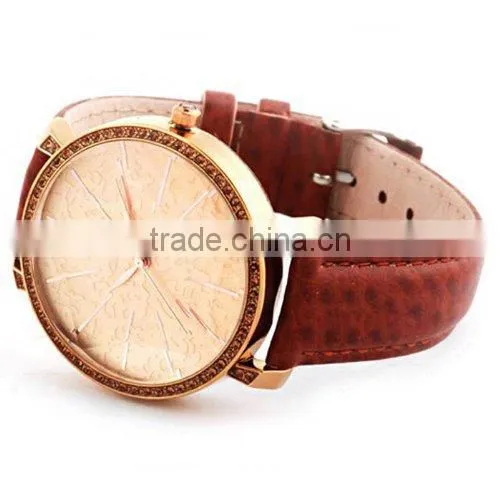New Exquisite leather ladies watch ,popular watch for women ,promotional the New Exquisite leather ladies watch