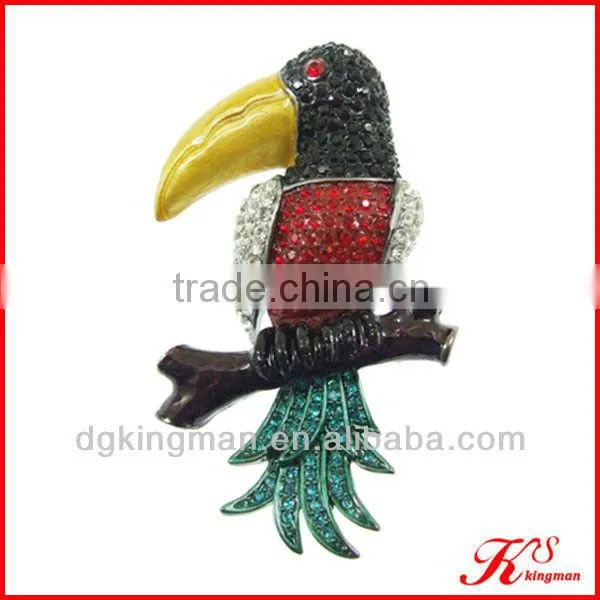 New Fashion Austrian Crystal Dog Brooch
