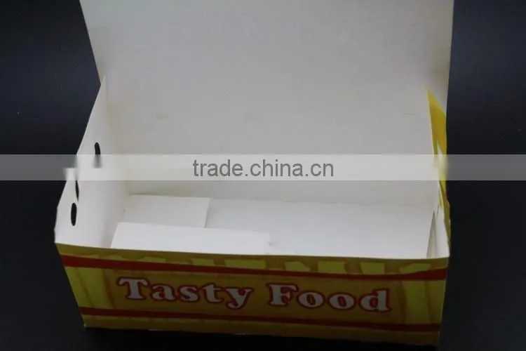 Disposable Ecofriendly Food grade paper snakes box,Food packaging box