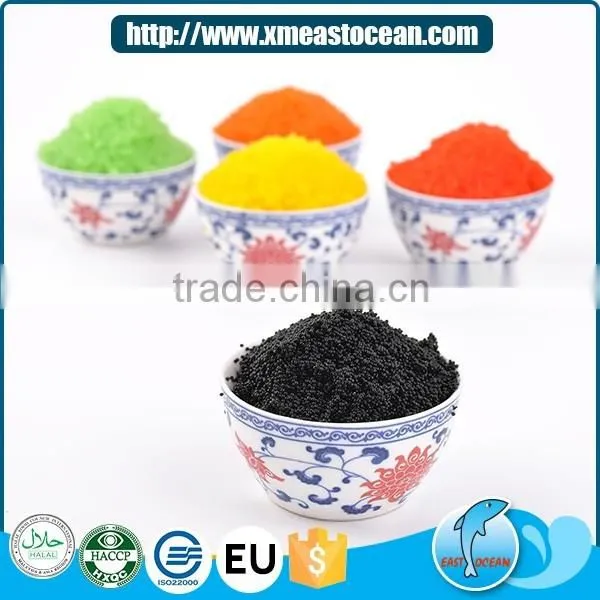 Japanese sushi material healthy capelin frozen seasoned fish roe