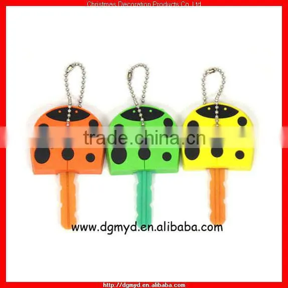 Double side 3D rubber PVC key toppers (MYD-0923)