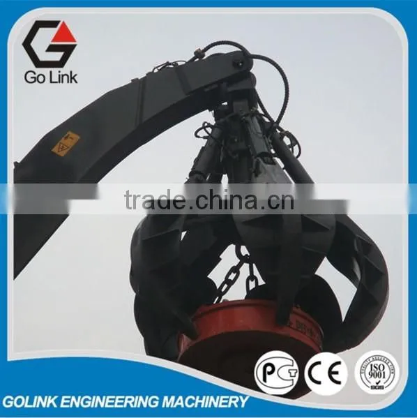 Excavator grapple for scrap or stones hydraulic scrap grab