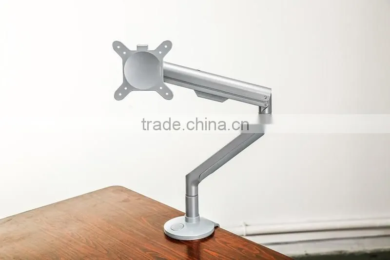 diy swing arm lcd monitor stand swivel bracket aluminum mounting bracket vesa mount clamp spring loading arm
