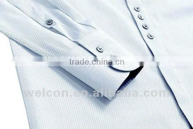 100% cotton long sleeve European style business dress men's dobby shirts