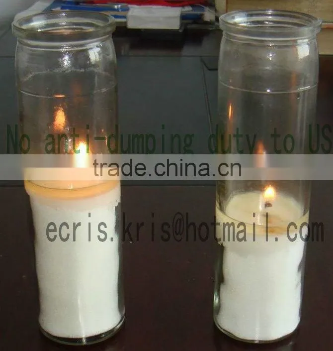 100% vegetable wax 7 day candle religious candle