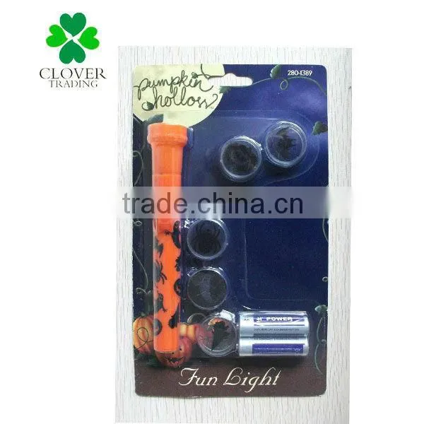 Mini led projector pen torch with four lens