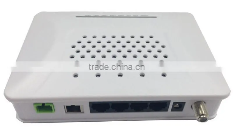 NEW Product For 4fast ethernet onu epon with RF Port terminal equipment