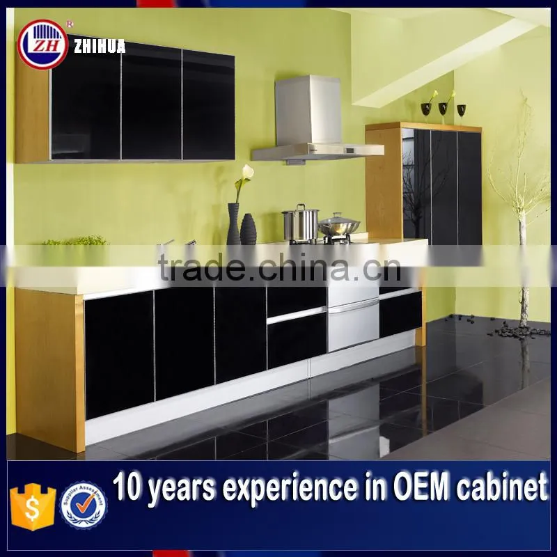 Guangzhou manufacture high gloss laquer Kitchen Cabinetry