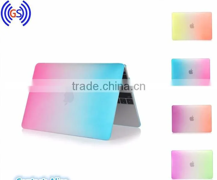 China wholesale 12 inch case for macbook rainbow color covers