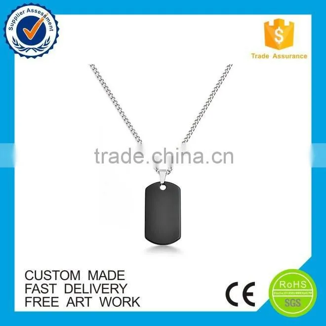 High quality custom human blank dog tags