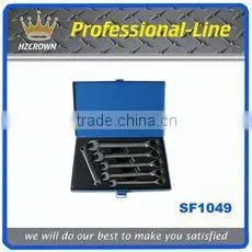 7pc ratchet spanner set