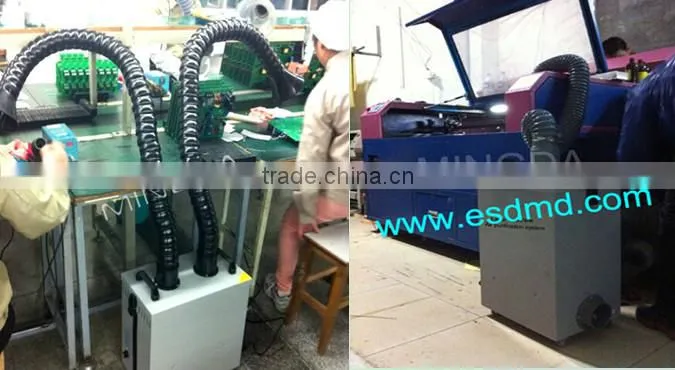 Made in China Factory MD3101A digital display fume extractor / ESD smoke absorber /laser smoke filter