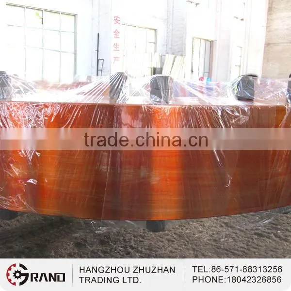Rotary kiln support riding ring for mill