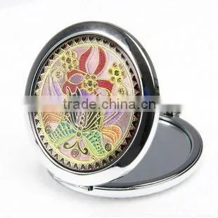 new arrival crystal cosmetic mirror for pocket compact (R-1374