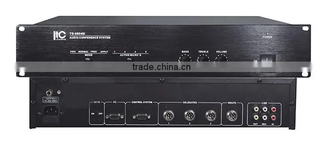 Digital professional audio conference system for conference room