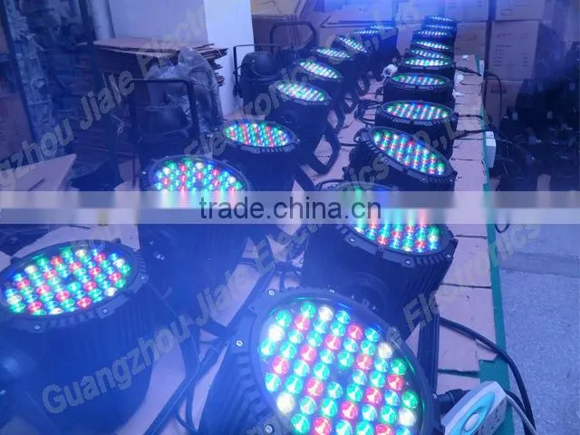 IP65 54x3w RGBW waterproof led par light