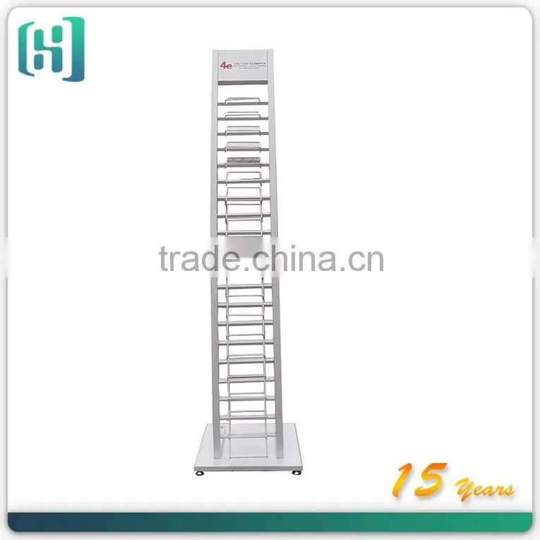 black powder coat metal custom ceramic tile display stand HSX-S0356