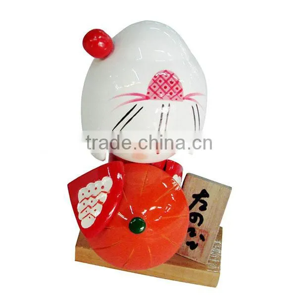 hot sell customs design wooden doll for wholesale