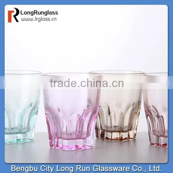 LongRun china supplier cheap barware collection color white wine glasses
