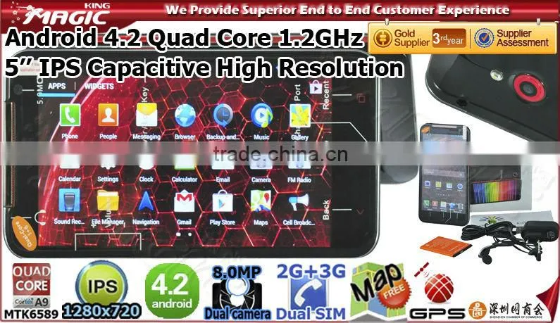 Dual SIM Card Slots no brand smart phone android 4.2
