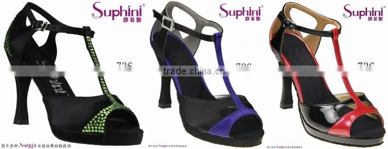 2013 latest stiletto shoes dance club women black bottom heels with wrap platform