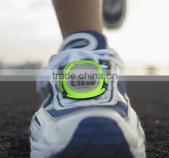 Running Fitness LCD display Shoes Pedometer / Step Distance Counter / step counter for shoes