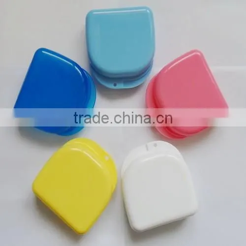Promotional Small Size Rounded Rectangle Denture Box With a Hole