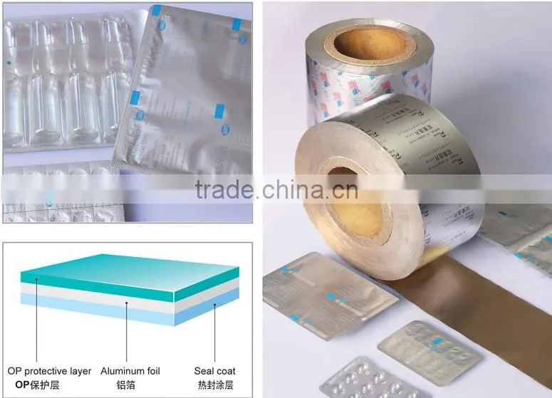 Aluminum Foil with HSL for pharmaceutical packing