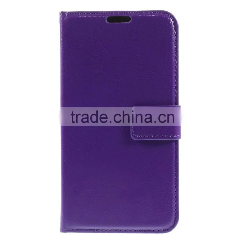 leather stand smart phone case for HTC One M9, for HTC One M9 luxury pu leather wallet
