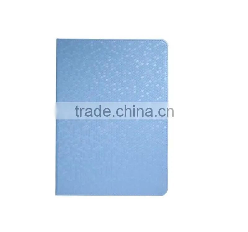 Diamond pattern PU leather case for ipad air, for ipad pro case