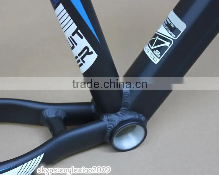 Glossy finshed Matte mountain bike frame finished Aluminum alloy 7005 cross country bike
