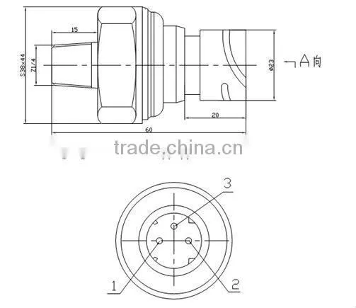 Air compressor pressure sensor/transducer/transmitter