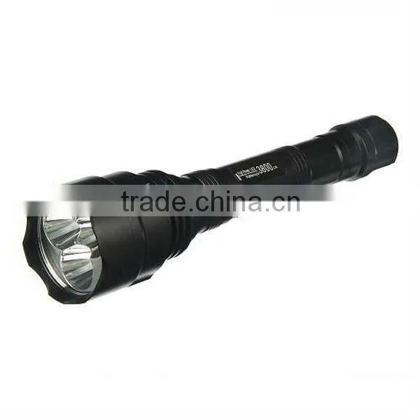 High Power 3800 Lumens LED 5-Mode Aluminum Flashlight Torch Light 2x18650